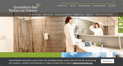 Desktop Screenshot of gesundheitsbad.de